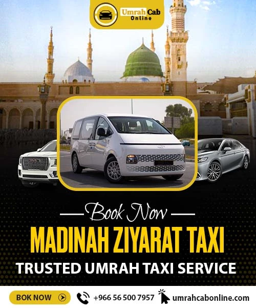 Book Now — Madinah Ziyarat Taxi WhatsApp booking +966 56 500 7957